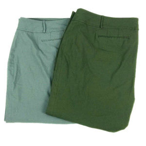 Lane Bryant Lot Of Two Womens 28 Capri Pants